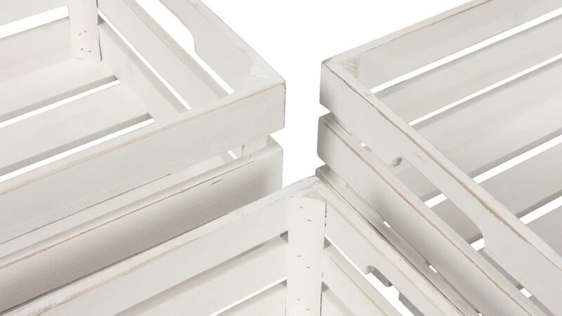 Sintosin Farmhouse Wooden Crates Decorative Set of 3 Review