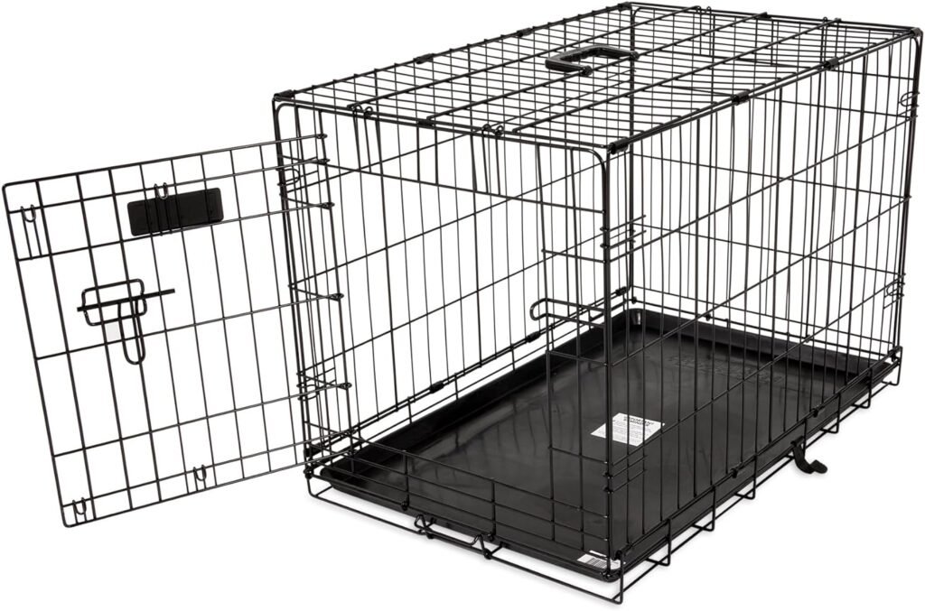 Precision Pet Products One Door Provalue Wire Dog Crate, 30 Inch, For Pets 30-50 Lbs, With 5-Point Locking System