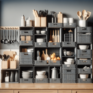 Maximize Kitchen Organization with Modular Crate Organizers